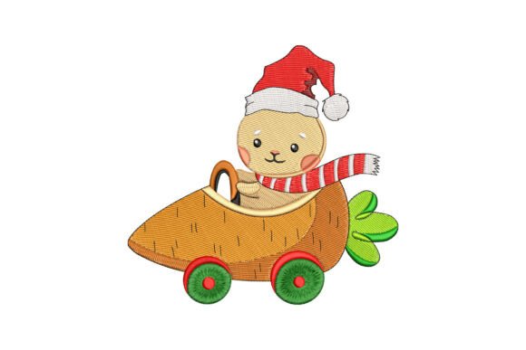 Bunny Driving Carrot Car Christmas: A Guide to Premium Embroidery Success