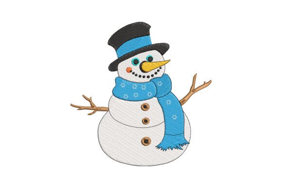 Cute Snowman Embroidery Design Guide