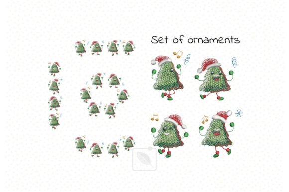 Dancing Christmas Trees: A Guide to Joyful Holiday Embroidery