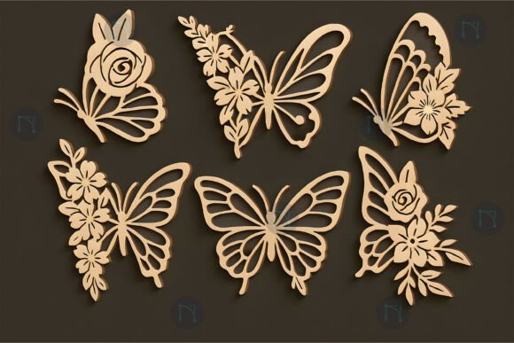 Elevate Your Craft Projects with the Laser Cut Butterfly Flowers SVG Bundle