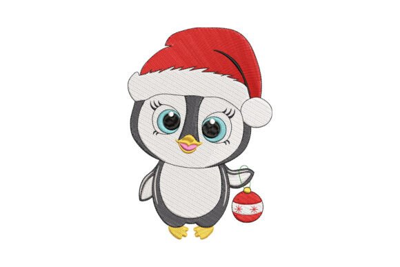 Elevating Seasonal Branding: The Strategic Appeal of Cute Penguin Christmas Embroidery Designs