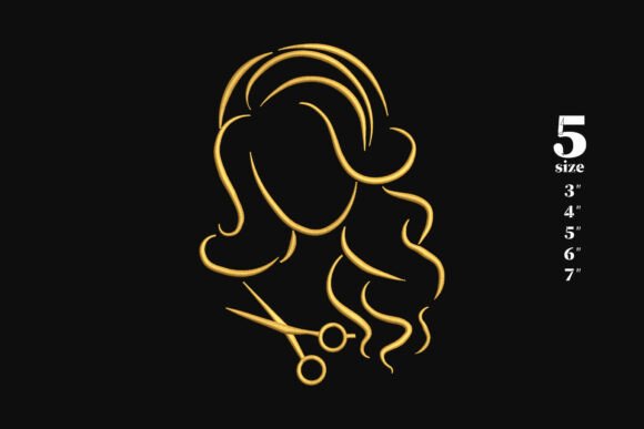 Elevating Textile Projects with the Salon Silhouette Embroidery Design