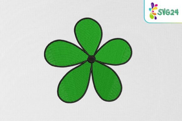 Embracing Modern Botanicals: A Guide to the Green Flower Embroidery Design