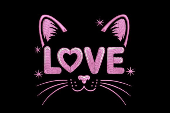 Evaluating the Love Cat Machine Embroidery Design for Modern Crafting