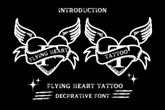 Flying Heart Tattoo: Strategic Typography for Distinctive Brand Identity