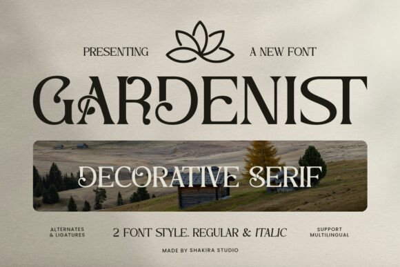 Gardenist: Integrating Ornamental Typography into Professional Design Workflows