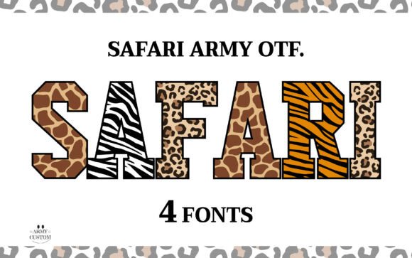Giraffearmy and the Safari Army Bundle: A Practical Guide to Color Fonts for Jungle-Themed Design