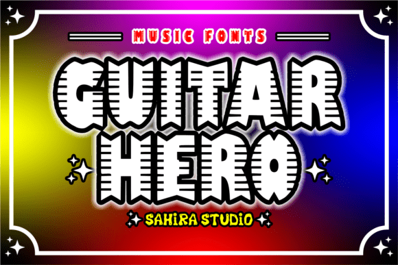 Guitar Hero: Integrating a Modern Cartoon Font into Creative Workflows