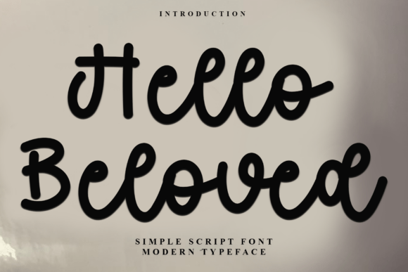 Hello Beloved: Festive Typography for Holiday Design