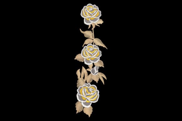 Ivory Bloom Ladder: Elevating Your Embroidery Projects with Grace and Precision