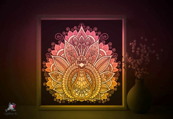 Mastering the Mandala Peacock Papercut Lightbox Svg for Stunning 3D Decor