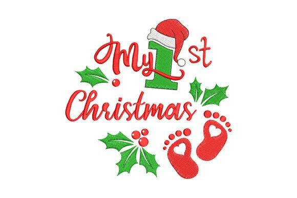 My 1st Christmas: Creating Timeless Keepsakes with Premium Machine Embroidery