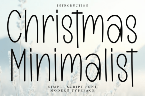 Refining Holiday Branding: The Strategic Appeal of Christmas Minimalist Typography