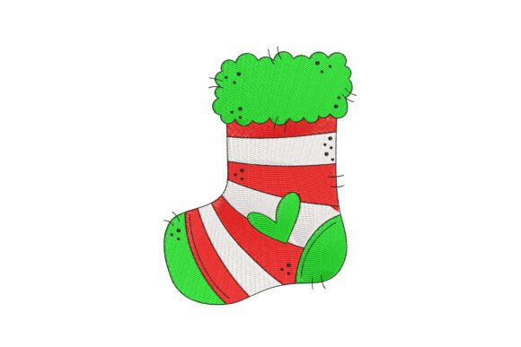 Shocks Christmas: A Modern Embroidery Design for Festive Fabric Makeovers