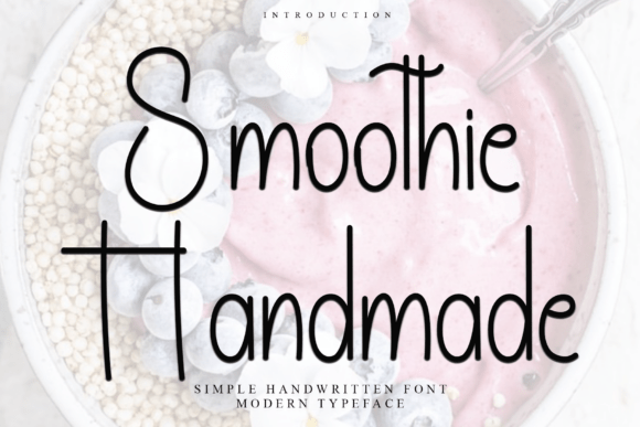 Smoothie Handmade: Festive Typography Magic