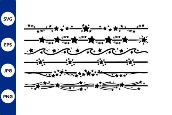 Star Border Pack Decorative Lines: Integrating Versatile Design Assets into Your Creative Workflow