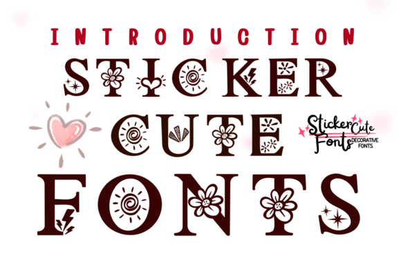 Sticker Cute: A Playful Decorative Font
