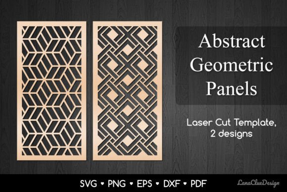 Transforming Spaces with 2 Wall Art Panels with Geometric Pattern