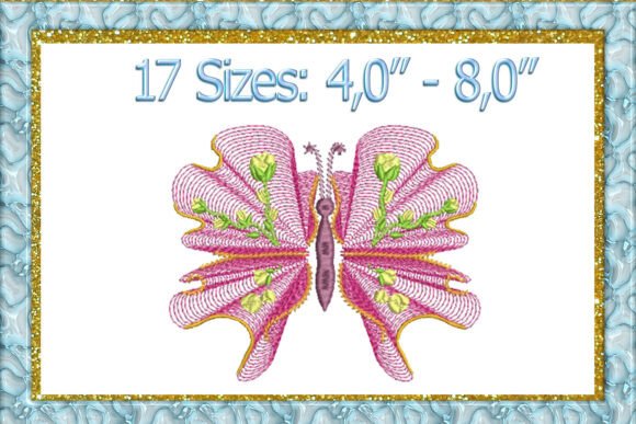 Transforming Textiles: A Guide to the Butterfly Machine Embroidery Design with Floral Wings