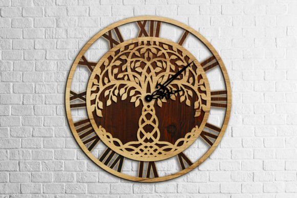 Tree of Life Wall Clock: A Guide to Precision Laser Cutting and Assembly