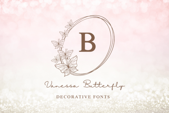Vanessa Butterfly Monogram: Elevating Special Occasions with Elegant Typography