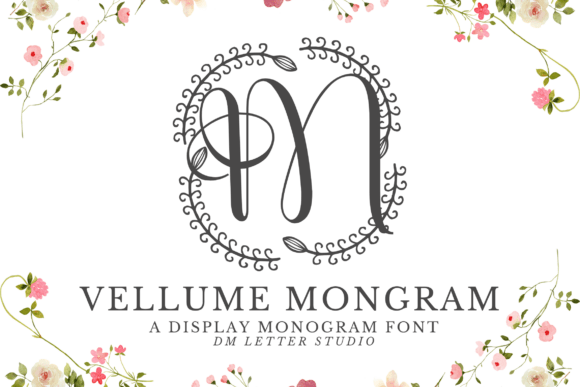 Vellume Monogram: Elevating Design with Timeless Serif Elegance