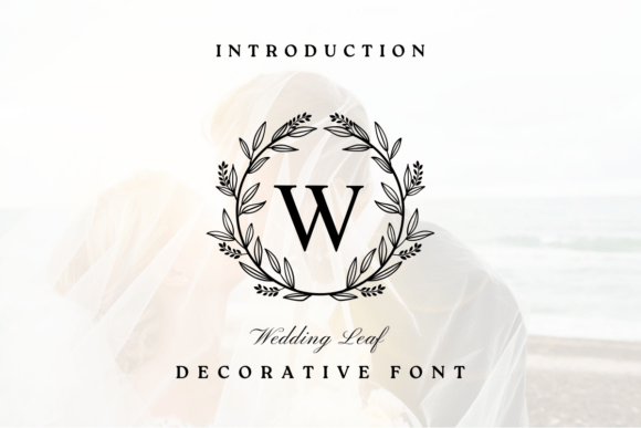 Wedding Leaf: Elegant Botanical Typography