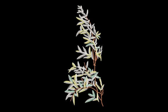 Whispering Willow Branch: Bringing Serene Elegance to Machine Embroidery Projects